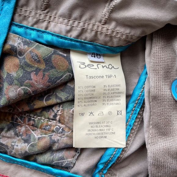 BERNA CUT OFF CARGO SHORTS SIZE 32 EXCELLENT CONDITION. - Picture 7 of 7